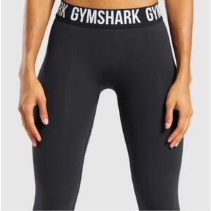 GYMSHARK FIT women’s small black seamless leggings
